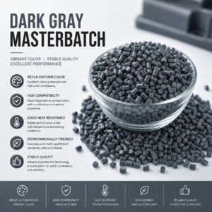 Deep gray masterbatch