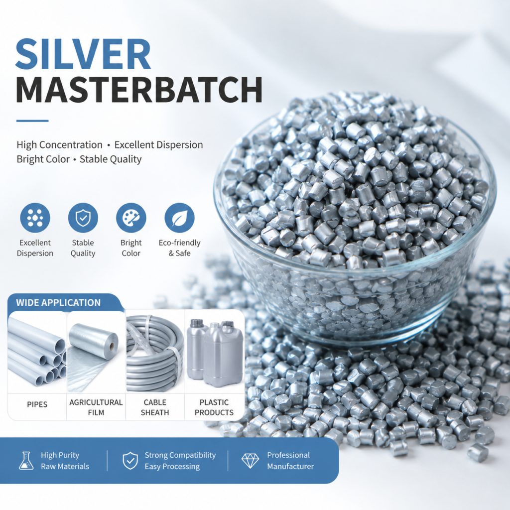Silver masterbatch